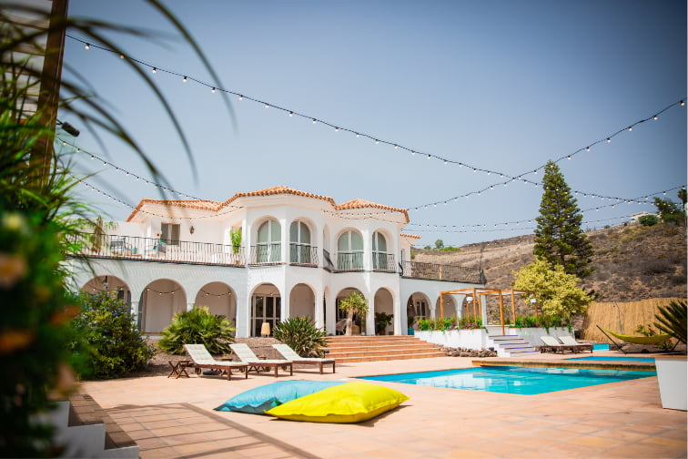 Love Island villa